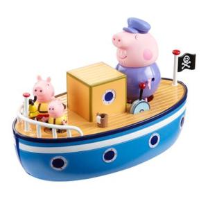 The offending Peppa Pig boat.